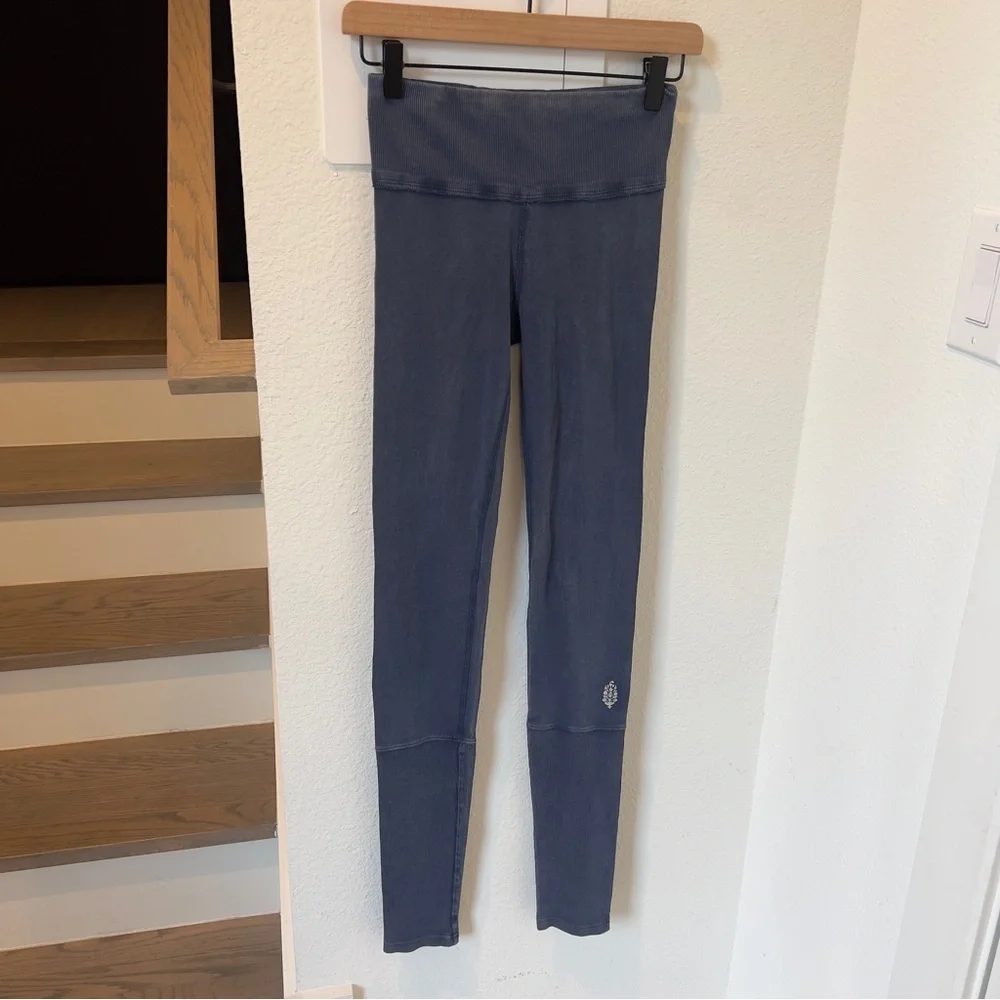 NWOT Free People Hot Shot Hooded Set in Midnight Navy Blue